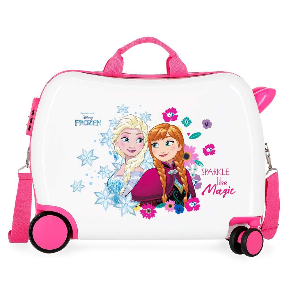 Sparkle Frozen Ride-on suitcase 2 multi-direction spinner wheels