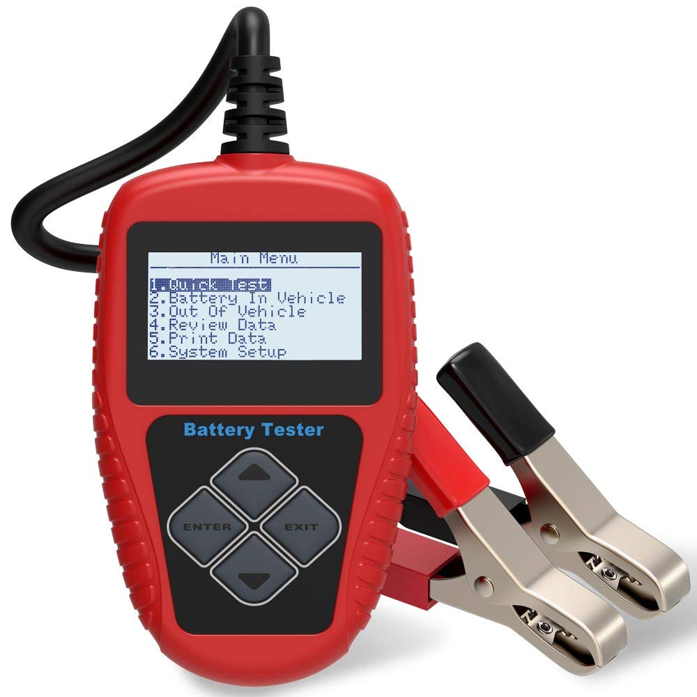 QUICKLYNKS Automotive Load Battery Tester BA101 100-2000 CCA 220AH 12V Car Battery Tester Analyzer Diagnost Tool for Car/Boat/Motorcycle etc