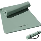 KEEP Extra Wide Yoga Mat, 7mm Thick 72" x 32" Exercise Mat | 7mm thick Extra wide yoga mat with carry strap for home workout, yoga, exercise and Pilates