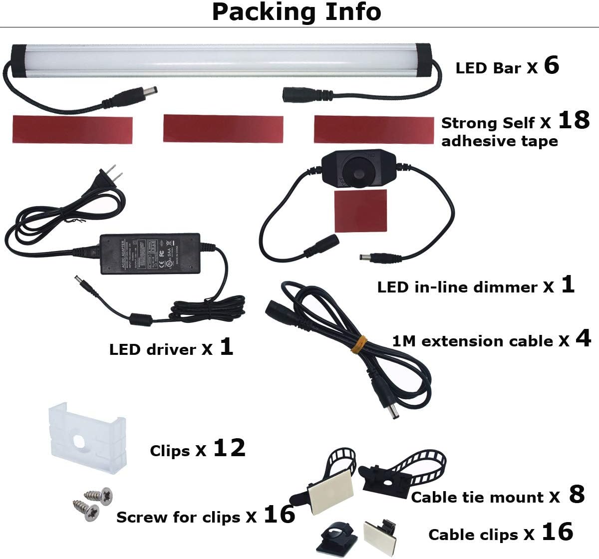 litever led under counter lighting