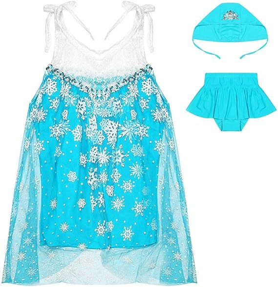 Amazon Tanggo 水着 子供 キッズ 女の子 スクール水着 スイムスーツ 頭飾り付きの3点セット Uvカット オシャレ フリル キャップ付 日焼け止め かわいい 温泉 プール ビーチ 海遊び セパレート 水着 通販