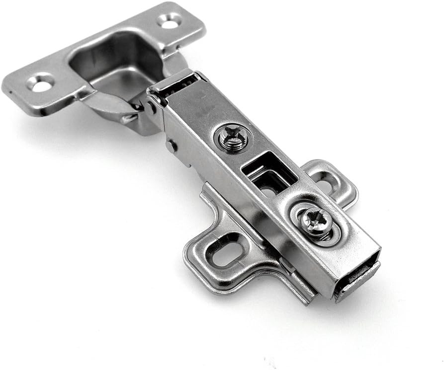 Modket M4316-110-12-FLF-20 35mm 110 Degree 3/4 in. Overlay Click On Concealed Hinge for Frameless Cabinets — 20 Pack