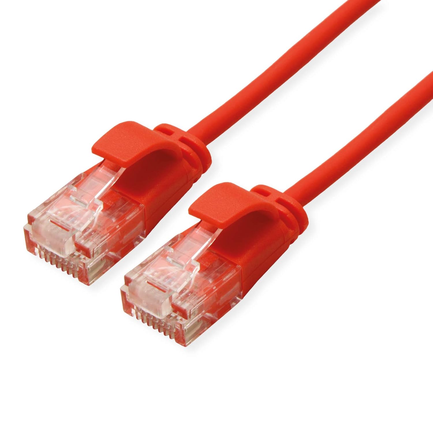 ROLINE 21.15.3911 RJ45 Network Cable Patch Cable CAT 6a U/UTP 0.30 m Red, 0.3 m