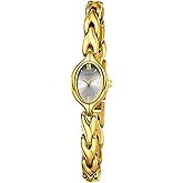 JIANDUN Vintage Women's Oval Bracelet Watch, Waterproof Stainless Steel Band with Adjustment Tool, Retro Ladies Quartz Wristwatch, Perfect for Daily Wear and Special Occasions