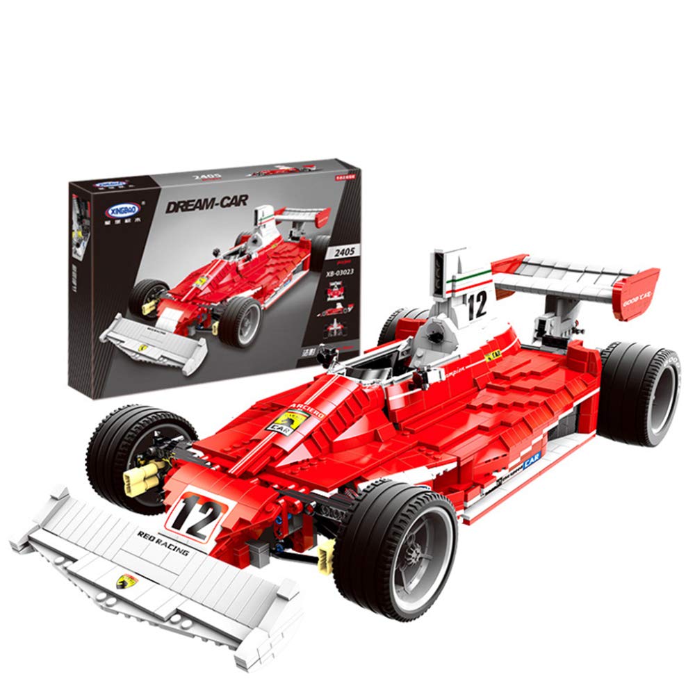 XINGBAO Racing Car Model Creator - Particle Assembled Children's Educational Toys,Redshadow