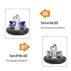 JAYEGT Motorized Rotating Display Stand with 5