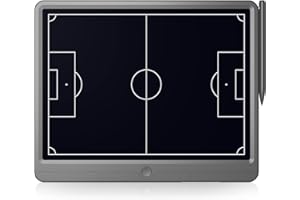 TUGAU Electronic Coach Board Premium Tactical Marker Board with Large LCD Screen and Stylus Pen,Digital Basketball, Baseball, Soccer, Football, Hockey Training Equipment for Coach and Game Plan