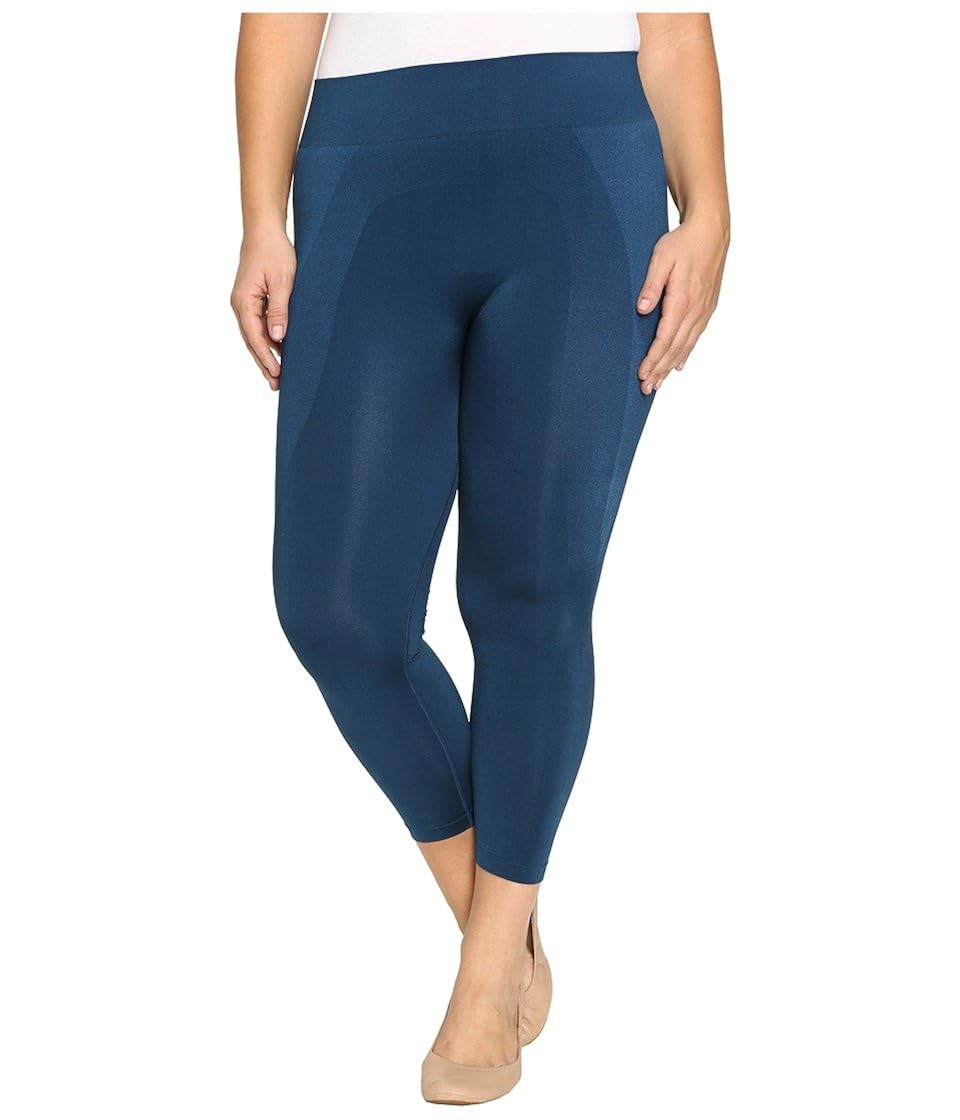 Buy HUE Women's Plus Size Seamless Shaping Capris Insignia Blue Body