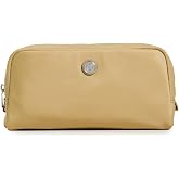 Tory Burch Women's Twist Medium Cosmetic Case, Warm Bread, One Size