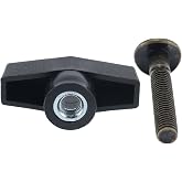 Nimiah 98-7134 Handle Knob and 614697 Screw Bolt Replacement 98-7134P 12-3010 614243 Fits Toro 350 / Lawn Boy