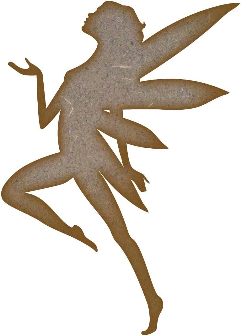 Fairy (Design 1) MDF Laser Cut Craft Blanks - Medium QTYx5