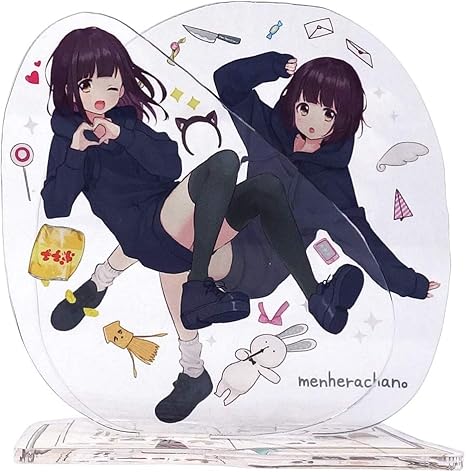 Amazon ジョイネット アクリルスタンド 七瀬くるみ 双子ver アニメ 萌えグッズ 通販