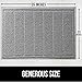 Gorilla Grip Original Durable Indoor Door Mat, 35x23, Large Size, Heavy Duty Doormats, Waterproof Doormat, Easy Clean, Low-Profile Mats for Entry, Garage, Patio, High Traffic Areas, Gray