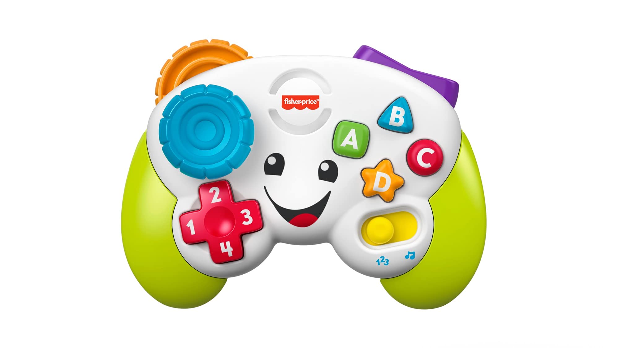 Fisher-Price - Controller Laugh and Learn, Teaches Shapes and Colors, Toy for Children 6+ Months, 3, FWG15