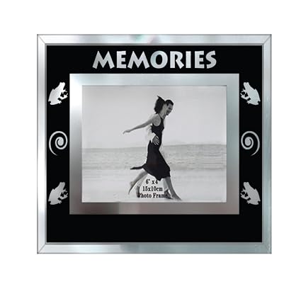 Amazoncom Photo Frame 4x6 Modern Glass Picture Frame