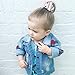 Baby Girl's Denim Jacket With Rose Flower Embroidery Kids Toddler Ripped Denim Coat For Girl