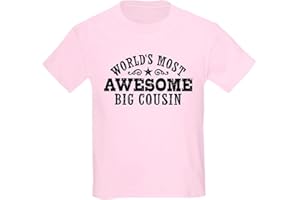CafePress Awesome Big Cousin Kids Light T Shirt Youth Kids Cotton T-Shirt