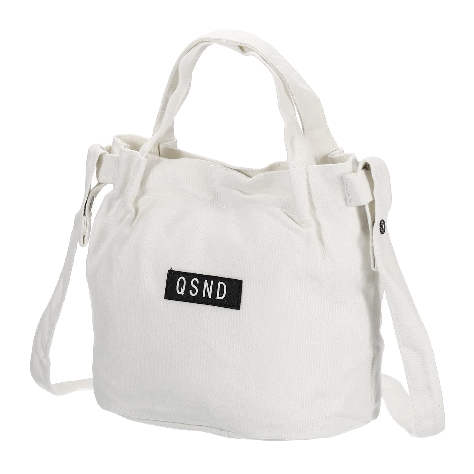 PATIKIL Lunch Box for Women/Men, Lunch Bag Thermal Tote Bag Reusable Lunch Container 7.5x4.7x7.9 Inch for Work Picnic Outdoor, White