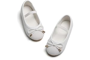 Flaryzone Toddler/Little Girls' Ballerina Flat Mary Jane Princess Dress Shoes - Wedding School Party