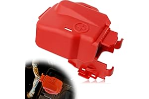 Dunviku Red Positive Battery Terminal Cover for Honda Accord CRV Civic Odyssey Pilot 2005-2015 and Acura ILX MDX RDX ZDX 2007