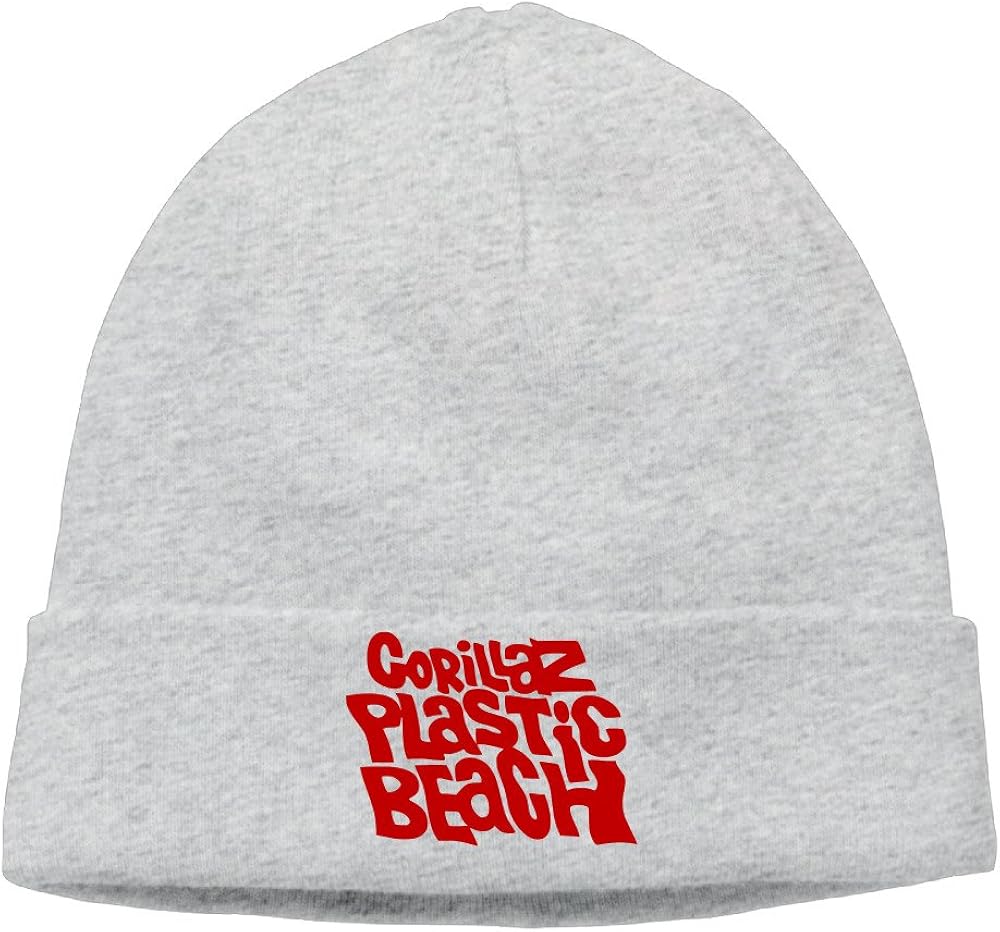 Popular Gorillaz Letter Logo Virtual Band Beanie Hat Knit Hat Cashmere Hat at Amazon Men’s