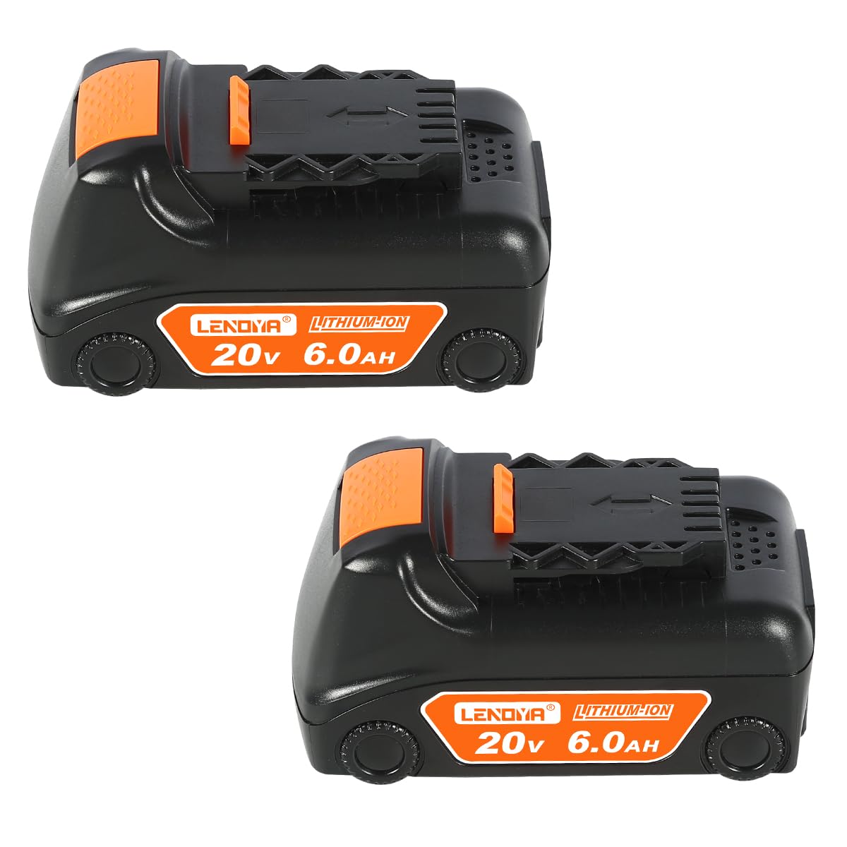 2-Pack 8000mAh 20V Max Lithium-Ion Battery