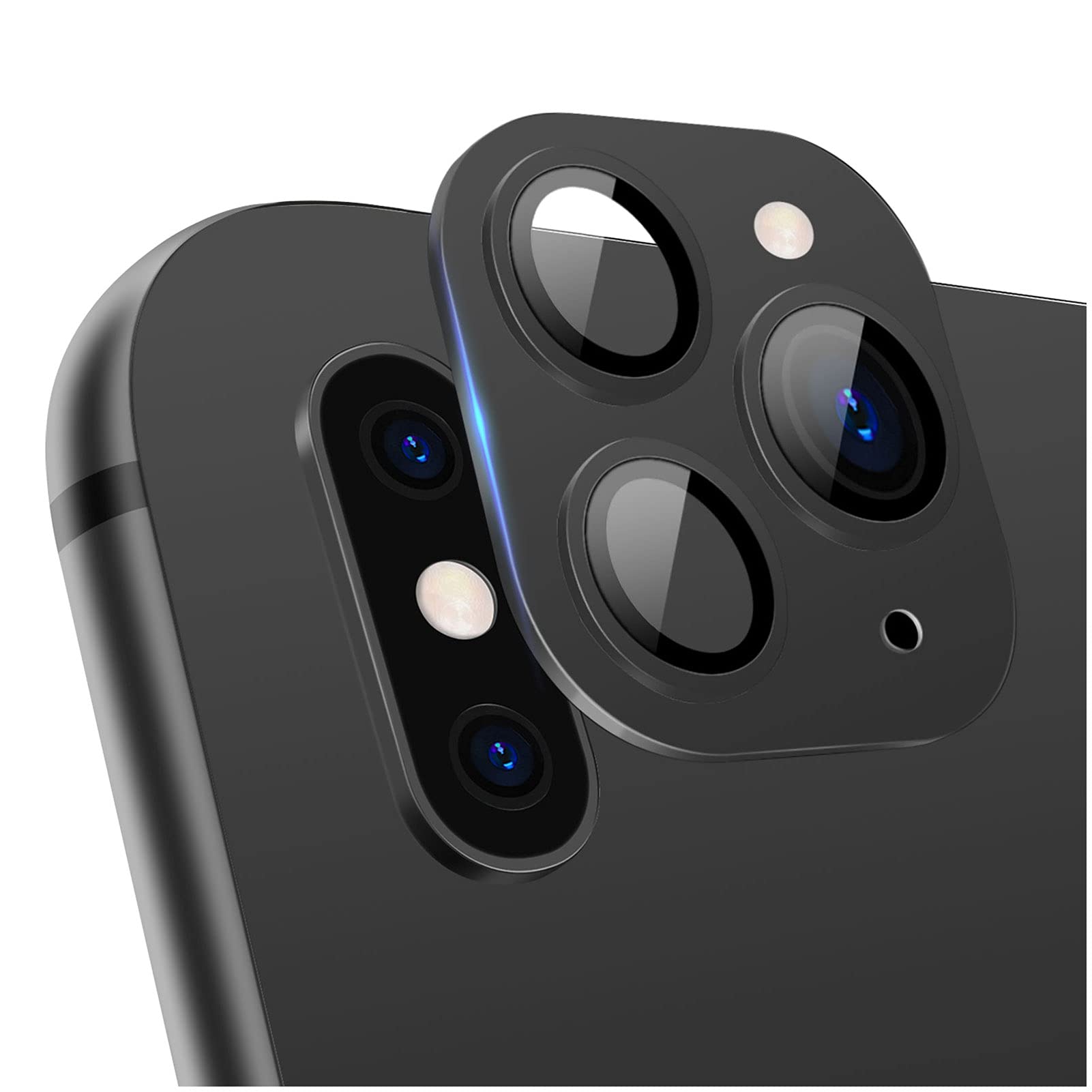 Camera Lens Protector for iPhone XR/X/XS/XS MAX Convert to iPhone 11/11 Pro/11 Pro Max, LucBuy Ultra Thin Clear Tempered Glass Film Rear Camera Lens Protector Cover,Anti-Scratch Lens Sticke for iPhone