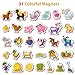 Refrigerator Magnets for Kids FARM Animals 31 pcs- Fridge Magnets for Toddlers- Animal Magnets- Kids Fridge Magnets- Toddler Magnets- Magnetic Animals- Baby Magnets- Kid Magnets- Kids Magnets
