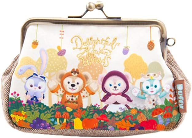 Amazon Co Jp ダッフィー 秋のぼうけん 19 ポーチ がま口 ダッフィー シェリーメイ ジェラトーニ ステラルー 秋の冒険 ディズニー シー限定 シューズ バッグ