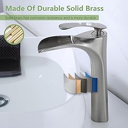 RUITHOE Vessel Sink Faucet Brushed