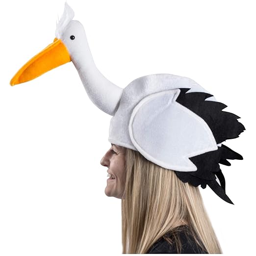 Tigerdoe Bird HatPelican HatBird CostumeAnimal Themed Party HatsNovelty Hats Amazon.in