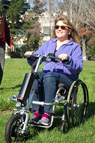 attachable handcycle for wheelchair