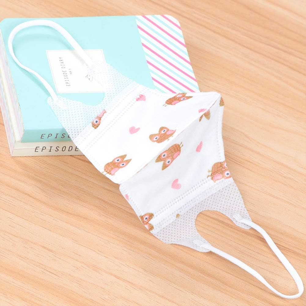 szkn 5pcs/set Children Face Mask 0-3years Kid Mouth-muffle Disposable Anti-haze Anti-dust Breathable Baby Mouth-muffle E