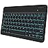 Jelly Comb Backlit 7-Colors Slim Portable Wireless Bluetooth 3.0 Keyboard for iOS, Android and Windows Tablets