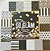 Oh So Glam 12x12 Gold Foiled Embossed Scrapbooking Paper Cardstock, Arrows, Greek Key, Elephants, Anchors, 60 sheets
