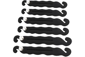 OUNONA 6 Pcs Pearl Hair Bun Makers Double-hook Design Lazy Curler Hair Accessories for Women Easy Twist