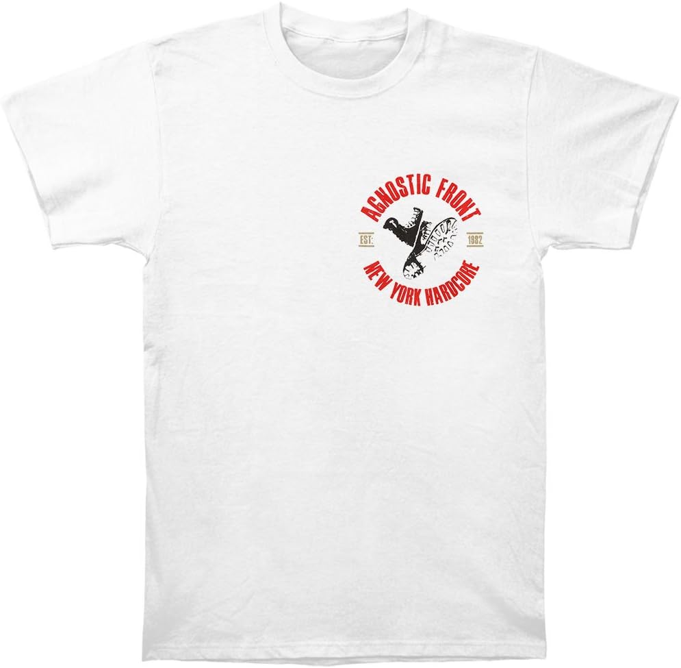 Agnostic Front Men's Today Tomorrow Forever T-Shirt White