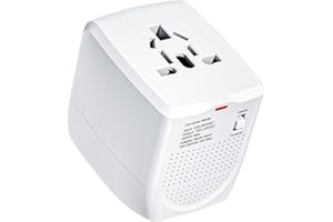 WAUDM International Travel Adapter Voltage Converter, International Travel Adapter Voltage Converter to Step Down 230V to 120V for Hair straighteners