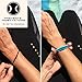 Silicone Sportswear Hair Tie Bracelet Ponytail Holder (Medium Foxy Teal)