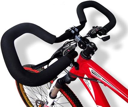 mountain bike with road bike handlebars