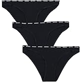Bonds womens High-cut Bikini Panties 3-pack – Stretch Cotton-blend, Soft Everyday Comfort