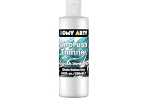 HOMY ARTY Airbrush Thinner - 8.45 Fl Oz, Water-Based Acrylic Paint Medium, to Improve Color Flow