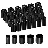 uxcell 100pcs Round Rubber End Caps