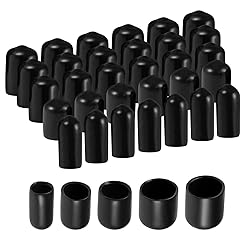 uxcell 100pcs Round Rubber End Caps