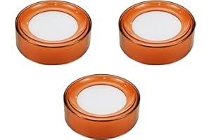 Dahszhi Desktop Sponge Finger Wet Moistener 2.7" Dia Brown - 3pcs