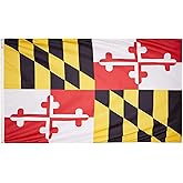 Annin Flagmakers Maryland State Flag USA-Made to Official State Design Specifications, 5 x 8 Feet (Model 142380)