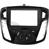 Beuiouer 9 Inch Car Radio Fascia Dash Trim Kit for Focus 3 2012-2017 Stereo DVD Player Refitting Frame