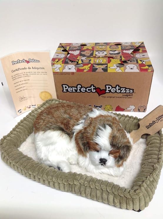 Perfect Petzzz Huggable Breathing Puppy Dog Pet Bed Shih Tzu Amazon.ca Tools & Home Improvement