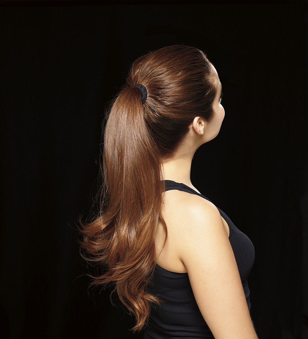 Revlon Extra Thick Black Hair Elastics, 15 Count : Beauty