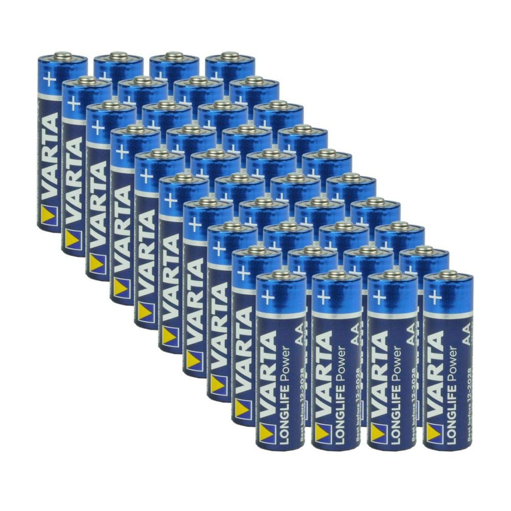 Varta AA Alkaline Batteries 40 Pack Buy Online in United Arab